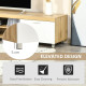 Modern TV unit Cabinet Entertainment Centre for TVs up to 90&quot; w/ Cabinet Shelf for Living room Bedroom