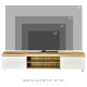 Modern TV unit Cabinet Entertainment Centre for TVs up to 90&quot; w/ Cabinet Shelf for Living room Bedroom