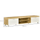 Modern TV unit Cabinet Entertainment Centre for TVs up to 90&quot; w/ Cabinet Shelf for Living room Bedroom