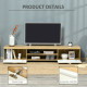 Modern TV unit Cabinet Entertainment Centre for TVs up to 90&quot; w/ Cabinet Shelf for Living room Bedroom