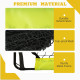 Two Football Goal Nets, Foldable Outdoor Sport Training Equipment, for Teens, Adults, with Carrying Bag, Yellow
