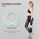 SPORTNOW 6kg Kettlebell, Soft Kettle Bell with Wide Handle for Home Gym, Weight Lifting, Strength Training, Light Grey