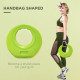 SPORTNOW 8kg Kettlebell, Soft Kettle Bell with Wide Handle for Home Gym, Weight Lifting, Strength Training, Green