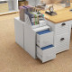 Two-Drawer Modern Steel Filing Cabinet - Cream