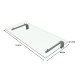 MonsterShop Glass Door Canopy &amp; Brackets, 144cm W, 80cm D