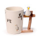 Shaped Handle Ceramic Mug - Seagull Buoy