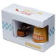 Ceramic Salt &amp; Pepper Set - Sausage Dog &amp; Mustard