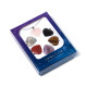 Gemstone Pendant - 6 Interchangeable Heart Shaped Pendants