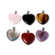 Gemstone Pendant - 6 Interchangeable Heart Shaped Pendants