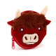 Plush Change Purse - Highland Coo Cow