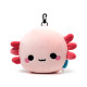Relaxeazzz Travel Pillow &amp; Eye Mask - Adoramals Maddie the Axolotl