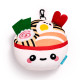 Relaxeazzz Travel Pillow &amp; Eye Mask - Foodiemals Nori the Ramen Bowl