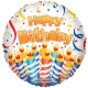 18&quot;&quot; Happy Birthday Candles Balloon