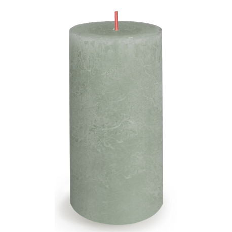 Jade Green Bolsius Rustic Shine Candle (130 x 68mm)