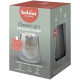 Grey Glass Bolsius Clean Light Starter Kit - Cypress &amp; Amber