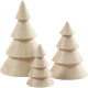 Set of 3 Wooden Christmas trees