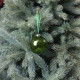 Green Glass Soleo Bauble (8cm)