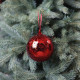Red Glass Turone Bauble (12cm)