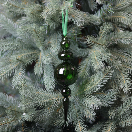 Green Glass Belvedere Finial (25cm)