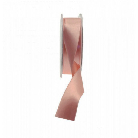 Rose Gold Satin Ribbon 25mm
