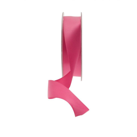 Cerise Satin Ribbon (25mm)