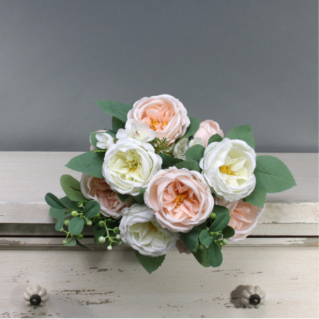 Tintagel Vintage English Rose Bush Cream Blush