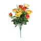Orange Pembroke Rose and Lily Mixed Bunch