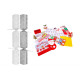 Box of 50 Eco Snowflake Catering Crackers (10 Inch)