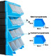 DIY Storage Organiser Unit with 12 Lidded Compartments