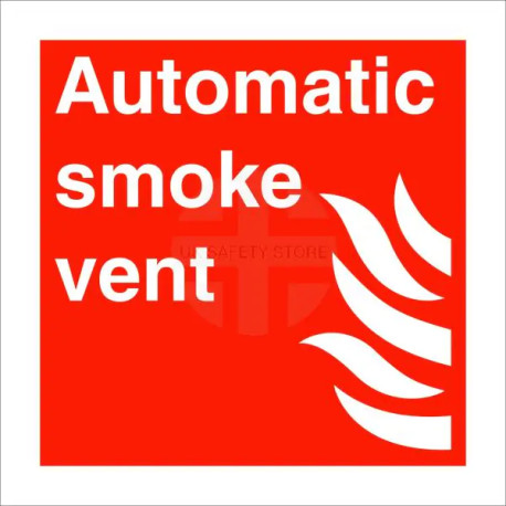 Automatic Smoke Vent Sign