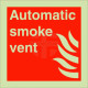 Automatic Smoke Vent Sign