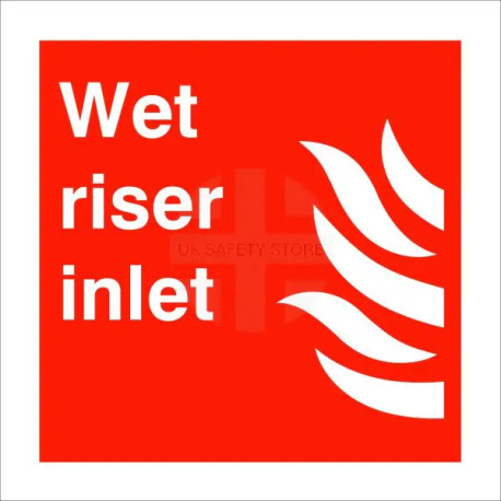 Wet Riser Inlet Sign