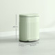 20L Metal Kitchen Bin, with Soft-Close Lid - Light Green