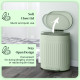 20L Metal Kitchen Bin, with Soft-Close Lid - Light Green
