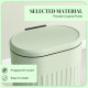 20L Metal Kitchen Bin, with Soft-Close Lid - Light Green