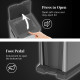 34L Double Compartment Kitchen Bin, with Soft-Close Lid