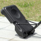 Adjustable Basketball Hoop and Stand, with Wheels and Weight Base, Blue