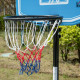 Adjustable Basketball Hoop and Stand, with Wheels and Weight Base, Blue