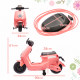 AIYAPLAY 6V Ride on Motorbike, Kids Electric Motorbike w/ Headlights, Music, Training Wheels, for Ages 18-36 Months, Pink