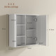 Clean and Simple Bathroom Storage Cabinet - White