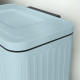 Dual Kitchen Bin, 2 x 20L Double Bin for Recycling and Waste, Fingerprint-proof Pedal Bin with Soft-Close Lid, Removable Inner B