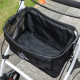 Folding Upright Rollator Walker with Lightweight Walking Frame, Storage Bag, Tray, Dual Brakes, Adjustable Handle Height, Mobili