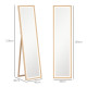 Full Length Mirror, with Adjustable Outer Light, Oak