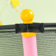 Kids Trampoline Mini Bouncer with Enclosure Safety Net For Ages 3-10 Years - Pink