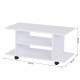 Modern TV Cabinet Stand Storage Shelves Table Mobile Bedroom Furniture Bookshelf Bookcase White