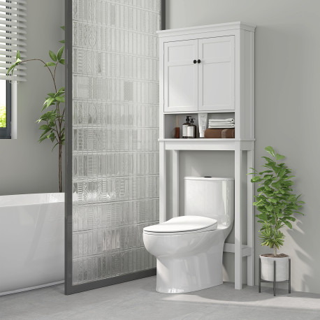 Over-Toilet/Appliance Storage Cabinet - White