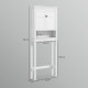 Over-Toilet/Appliance Storage Cabinet - White