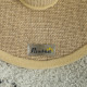 PawHut Cat Scratching Post for Indoor Cats, 47cm Tall Cat Scratcher with Jute Sisal Rope, Hanging Toy Ball, Feather, Brown