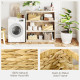 Set of Three Water Hyacinth Storage Baskets