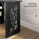 Three-Part Work Desk, with Storage and Chalkboard - Black